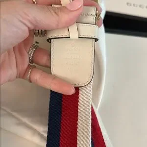 Gucci belt with fabric red white and blue authentic Gucci | Accessories | Gucci Belt With Fabric Red White And  main image 2